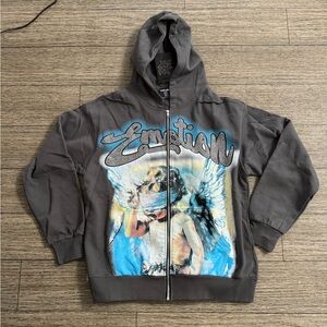 Mixed emotions Graphic zip up Hoodie
